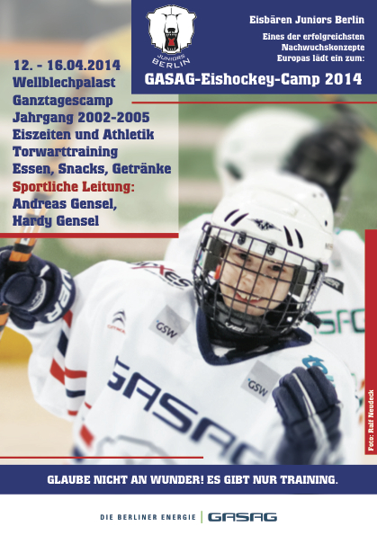 Grafik GASAG-Eishockey-Camp Ostern2014