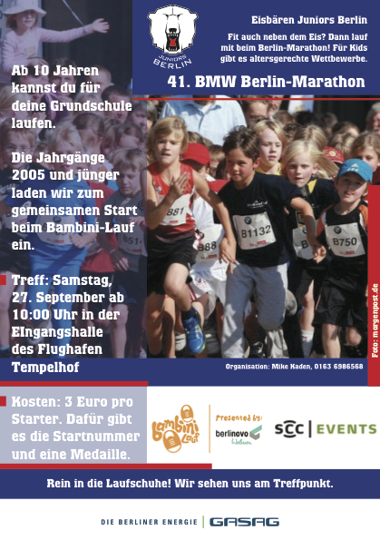 Flyer Berlin-Marathon2014