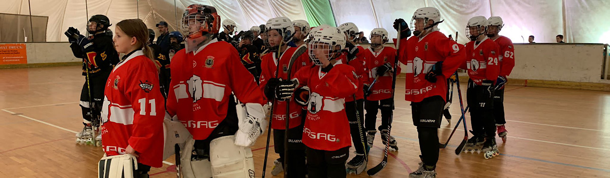 U13 Team Inlineskaterhockey Pokalübergabe